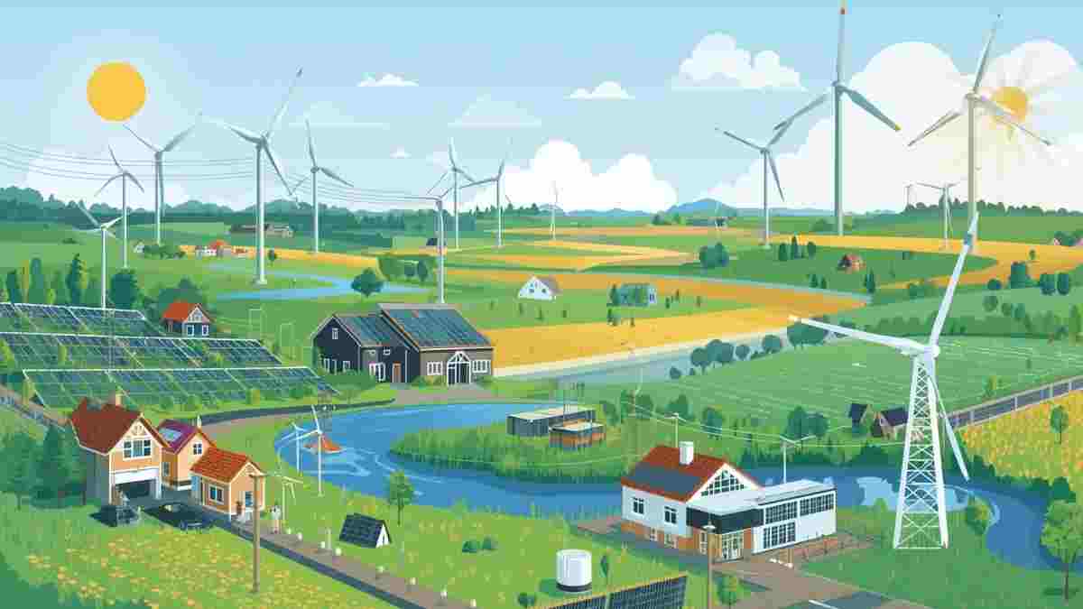 Wind- en zonne-energie, evenals projecten gericht op het verhogen van de energie-efficiëntie, behoren tot de groene energiemodules van Nederland.