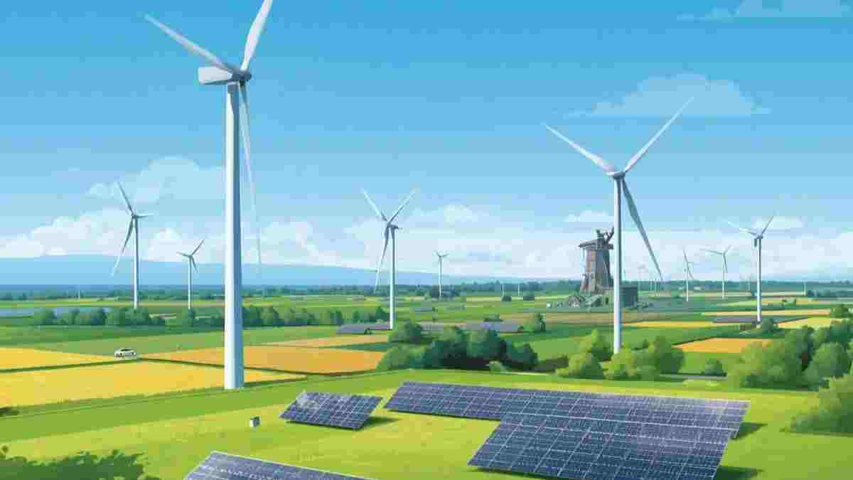 De transformatie van wind- en zonne-energie in Nederland.